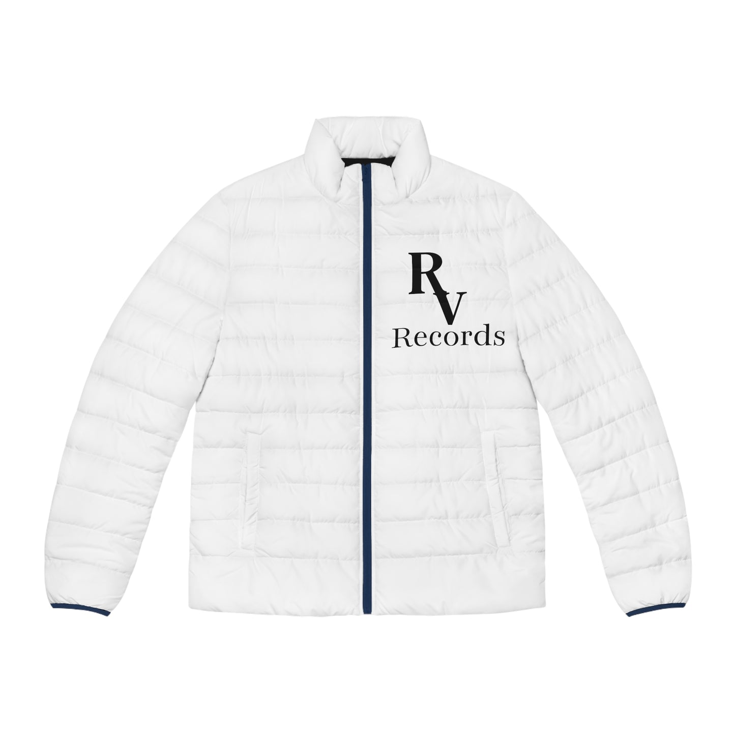 Stylish Men's Puffer Jacket, Trendy Outerwear, Music Lover Gift, Travel Essential, Festival Jacket, Unique Graphic Design