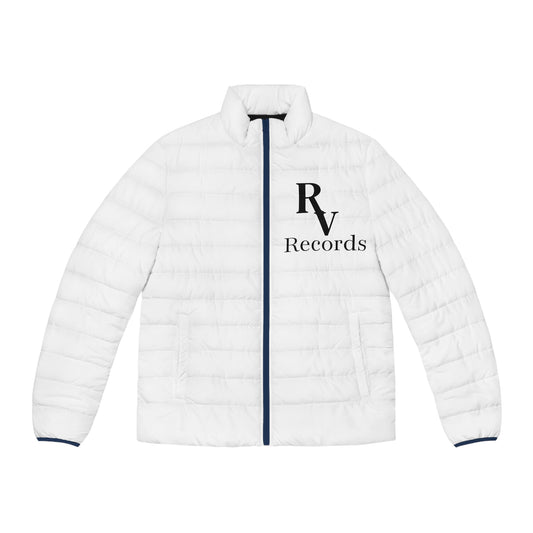 Stylish Men's Puffer Jacket, Trendy Outerwear, Music Lover Gift, Travel Essential, Festival Jacket, Unique Graphic Design